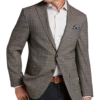 Awearness Kenneth Cole Modern Fit Sport Coat, Tan Plaid
