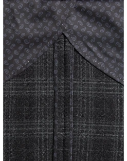 Joseph Abboud Modern Fit Sport Coat, Charcoal Plaid -Men Clothing Store MW40 15ZR 66 JOSEPH ABBOUD CHARCOAL PLAID ALT5