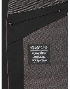 Awearness Kenneth Cole AWEAR-TECH Slim Fit Suit Separates Coat, Blue -Men Clothing Store MW40 31K3 02 AWEARNESS BY KENNETH COLE BLACK ALT3 2