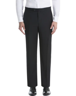 Lauren By Ralph Lauren Classic Fit Suit Separates Tuxedo Pants, Black