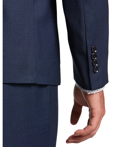 Calvin Klein X-Fit Slim Fit Suit Separates Coat, Blue Tic 2 Calvin Klein X-Fit Slim Fit Suit Separates Coat, Blue Tic - Image 2