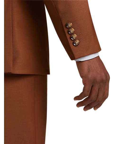 Tayion Classic Fit Suit Separates Coat, Rust 2 Tayion Classic Fit Suit Separates Coat, Rust - Image 2