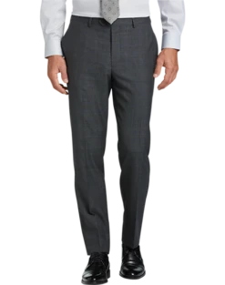Lauren By Ralph Lauren Classic Fit Suit, Gray Plaid