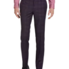 Egara Skinny Fit Suit Separates Pant, Plum Plaid