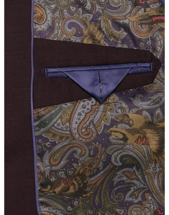 Tayion Classic Fit Suit Separates Coat, Wine Plum -Men Clothing Store MW40 3X60 07 TAYION WINE PLUM PURPLE ALT2