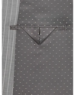 Michael Strahan Classic Fit Suit Gray Stripe -Men Clothing Store MW40 3X9W 34 MICHAEL STRAHAN GRAY STRIPE ALT4