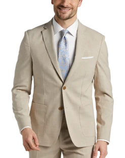 Michael Kors Modern Fit Suit Separates Coat, Tan