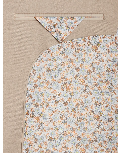 Egara Skinny Fit Notch Lapel Suit Separates Coat, Tan 3 Egara Skinny Fit Notch Lapel Suit Separates Coat, Tan - Image 3