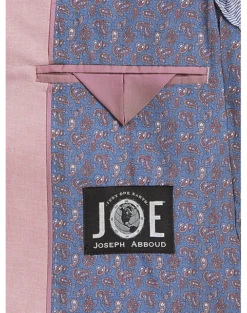 JOE Joseph Abboud Slim Fit Linen Blend Suit Separates Coat, Raspberry 6 JOE Joseph Abboud Slim Fit Linen Blend Suit Separates Coat, Raspberry -Men Clothing Store MW40 3XGF 11 JOE JOSEPH ABBOUD RASPBERRY ALT3