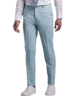 JOE Joseph Abboud Slim Fit Linen Blend Suit Separates Pants, Teal