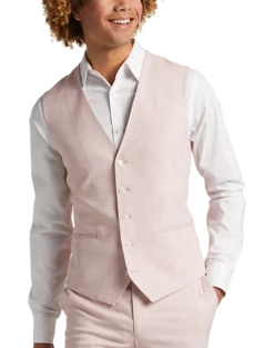 Egara Skinny Fit Suit Separates Vest, Rose Tic