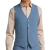 Paisley & Gray Slim Fit Suit Separates Vest Slate Blue
