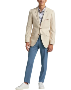 Paisley & Gray Slim Fit Suit Separates, Silky Beige -Men Clothing Store MW40 3XJF 05 PAISLEY GRAY SILKY BEIGE ALT5