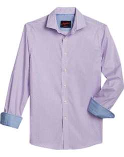 Egara Slim Fit Sport Shirt, Berry Geo