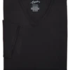 Egara Slim Fit V-Neck T-Shirt, 3-Pack, Black & Gray